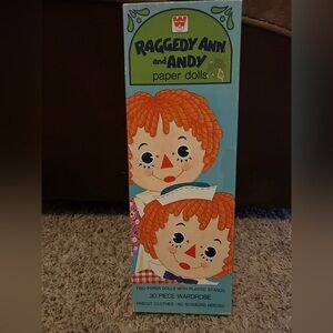 Raggedy Ann & Andy Paper dolls from 1975